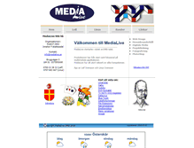 Tablet Screenshot of medialive.se